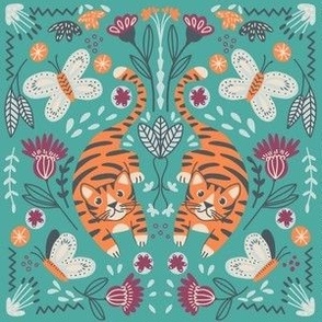 small// Tigers Boho Teal