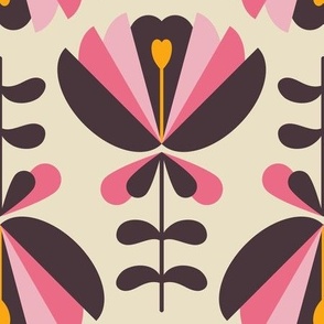 2048 large - dark pink flowers