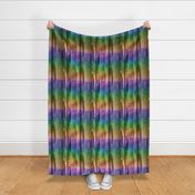 Solid rainbow Goat horn pattern