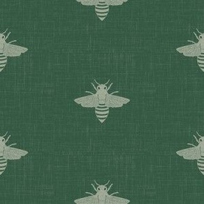 The humble bee - boho green / sage