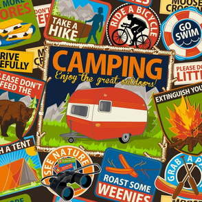 The Do's and Don'ts of Camping ~ Brown