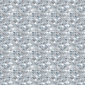 Fish Scale Pattern in Cloudy Shades / Small