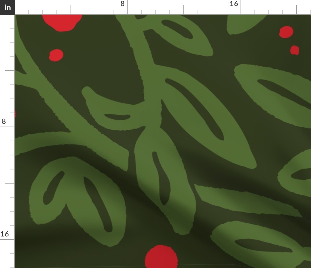 Botanical Christmas Collection • Red and Green (LARGE)