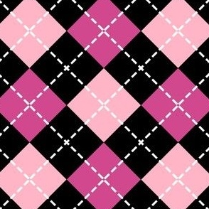 pink argyle pattern