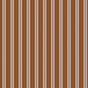 Caramel Cafe and Brown Autumn Winter 2022 2023 Color Trend Mattress Ticking