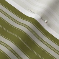 Cardamom Seed Green on Green Autumn Winter 2022 2023 Color Trend Mattress Ticking