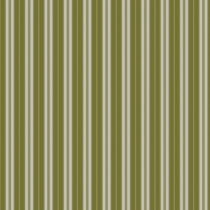 Cardamom Seed Green on Green Autumn Winter 2022 2023 Color Trend Mattress Ticking