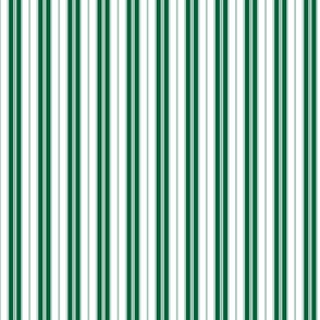 Abundant Green and White Autumn Winter 2022 2023 Color Trend Mattress Ticking