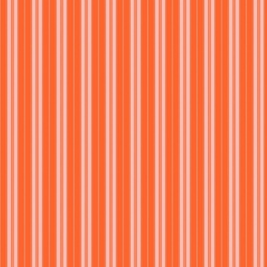 Dragon Fire Orange on Orange Autumn Winter 2022 2023 Color Trend Mattress Ticking