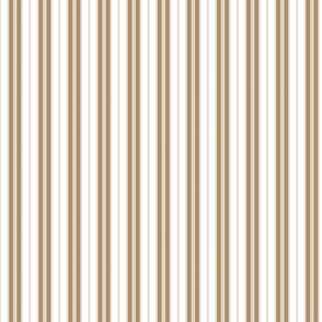 Iced Coffee Brown on Brown Autumn Winter 2022 2023 Color Trend Mattress Ticking