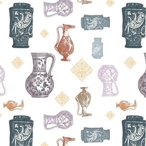 Persian Inspiration - jugs and jars transparent