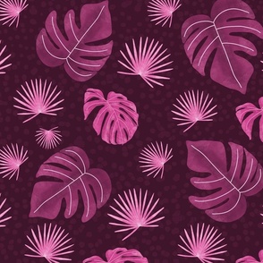 Polka Dot Jungle - Pink