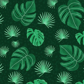 Polka Dot Jungle - Green