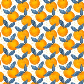 Cyprus Orange Fruit Print- Small 6x6
