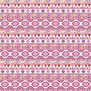 Southwestern Geometric Print in Pink 6x6