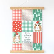 6 inch Christmas guinea pigs wholecloth