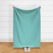 White eighth inch polka dot on turquoise