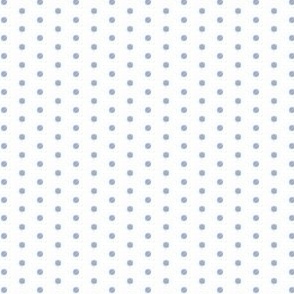 Sky blue on white eighth inch polka dot