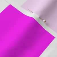 Two inch rainbow stripes on white wallpaper - horizontal 