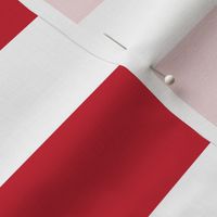 2 inch red and white stripes - horizontal