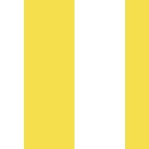 2 inch Illuminating Yellow and white stripes - vertical