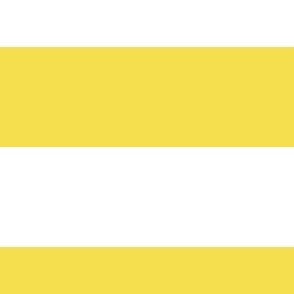 2 inch Illuminating Yellow and white stripes - horizontal