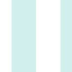 2 inch mint and white stripes - vertical