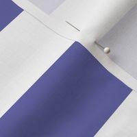 2 inch Very Peri purple and white stripes - horizontal