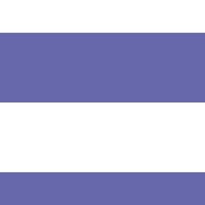 2 inch Very Peri purple and white stripes - horizontal