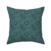 Minimalist Green Fern Pattern (Small)