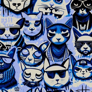 cool cats blue