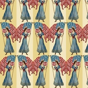 FLAG BEARERS SMALL - AMERICANA COLLECTION (YELLOW)