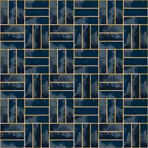 Navy tiles