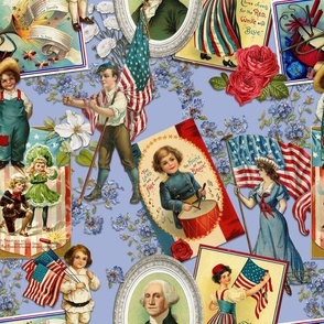 PATRIOTIC ARRAY LARGE - AMERICANA COLLECTION (BLUE)