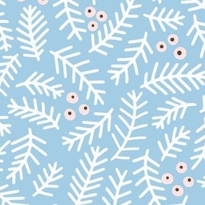 pine and berries/blue blush