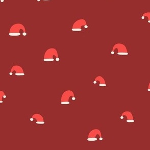 Santa Hats x Garnet Red