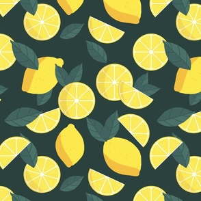 fresh lemons - big