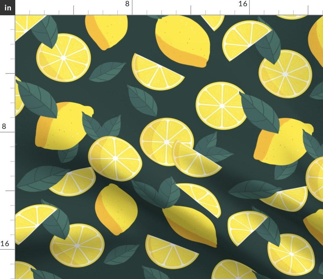 fresh lemons - big