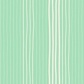 Vertical Stripes x Mint Green