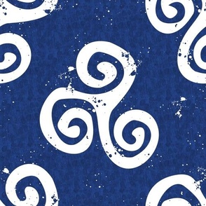 Celtic Spirals Breton Triskel