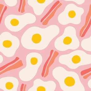 eggs and bacon by Becca Franks