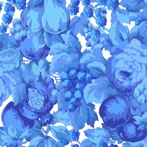 Blue _ White Rose