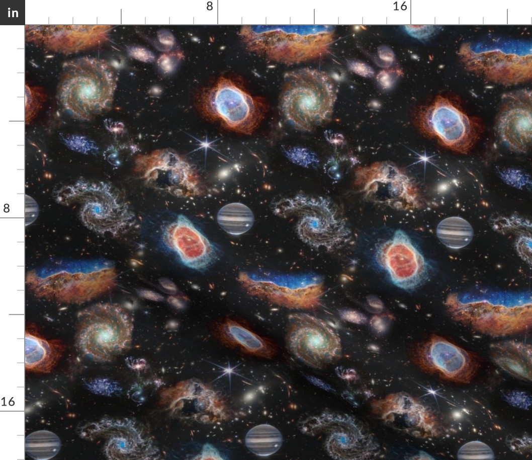 James Webb Space Telescope NASA Photo Collage