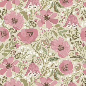 Victorian Jewel Floral - pastel