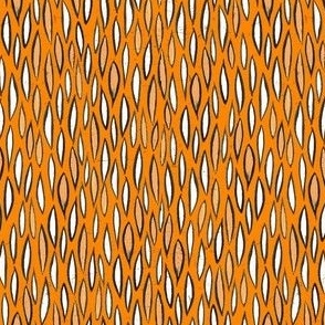 Fall Autumn Abstract Textured  Pattern Orange