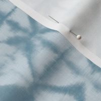 Square tie dye - japanese shobori mudcloth linnen seventies vintage boho texture cool blue