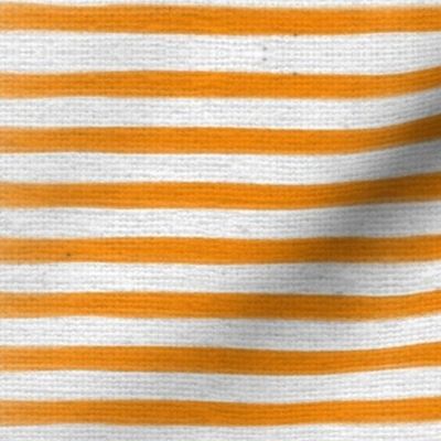 Halloween Stripes Watercolor, Orange Water Color Stripes on Light Linen Texture Background