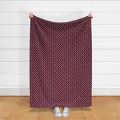 Micro Ditsy Florals Coordinating Pattern Burgundy 