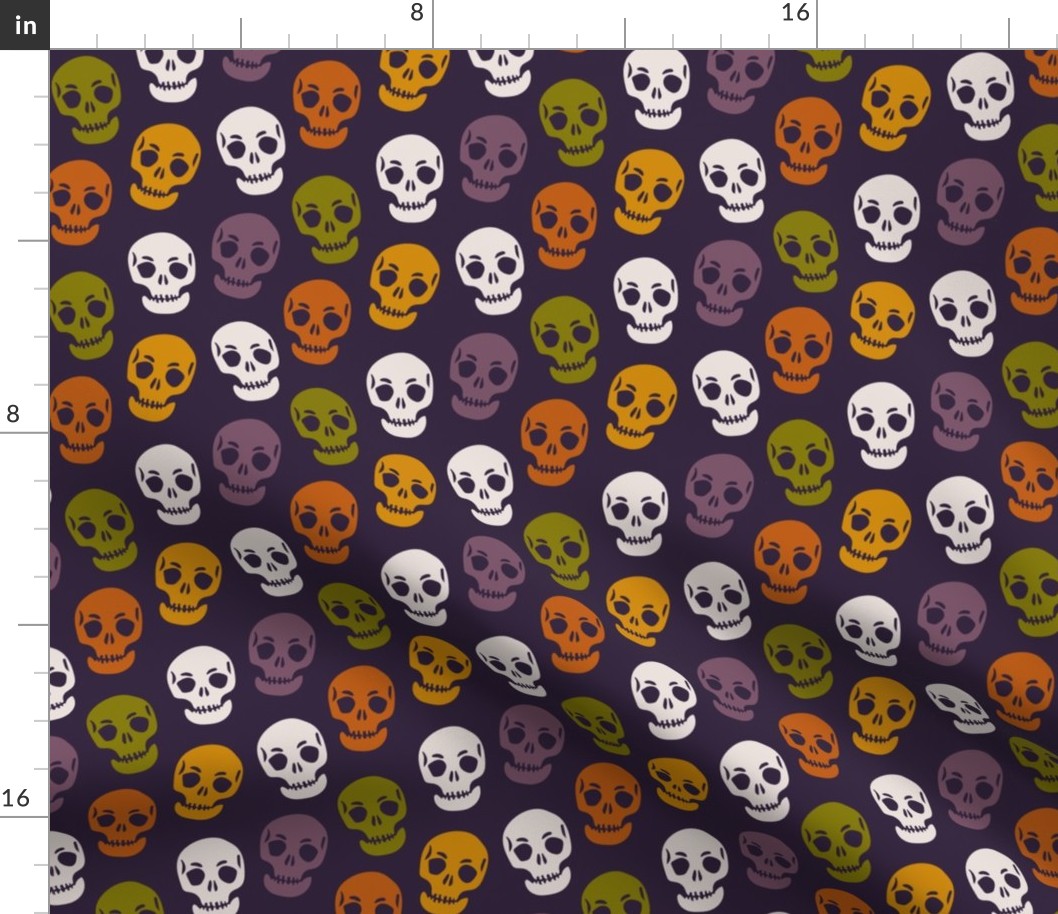 Halloween scary skulls 