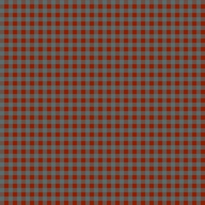 Christmas brown gingham